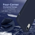 thumbnail image 6 of Compatible with iPhone XR Case 6.1 Inch, [Silky and Soft Touch] Premium Liquid Silicone Gel Rubber Full Body Drop Protection Phone Cover with Microfiber Lining, Midnight Blue, 6 of 14