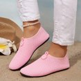 thumbnail image 3 of Unisex Solid Color Water Shoes Flat Breathable Lightweight Wading Shoes Quick Drying Non Slip Sneakers Pink Size 7, 3 of 5