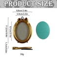 thumbnail image 3 of Gold Carved Photo Frame – Resin Bow Hanging Wall Frame with Stand 6 Shapes To Choose Versatile Tabletop & Wall Decor(D), 3 of 5
