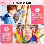 50Pcs Assorted Watercolor Paints Set, TSV Travel Watercolor Kit with Water Brushes & Mixing Palette