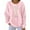 Pink, variant on Taqqpue Women Valentine Day Sweatshirt Love Heart Printed Pullover Sweatshirt Cute Long Sleeve Crew Neck Casual Plus Size Top for Women