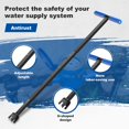 thumbnail image 4 of HLONK Water Meter Key Carbon Steel Water Shut Off Tool Rustproof Way Utility Key Easy to Use Water Meter Valves Adjustable Length Water Meter Wrench Effort Saving for Water Pipes, 4 of 10