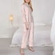 thumbnail image 3 of Balery Cute Bunny Conjunto de Pijama con Estampado para Mujer, Conjunto de Dos Piezas con Manga Larga, Ropa de Dormir Suave con Bolsillos, Pijamas Cómodos-Large, 3 of 7