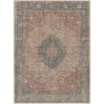 thumbnail image 5 of Well Woven Asha Odette Vintage Medallion Oriental Red Blue 3'11" x 5'3" Flat-Weave Area Rug, 5 of 7