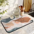 thumbnail image 3 of Stylish Organization with Boho Coffee Mat, 19.5x12in Must-Have Coffee Station Accessory, Absorbent Dish Drying Mat for Kitchen Counters, Coffee Mat Appealing Abstract Art Coffee Machine Decor, 3 of 7
