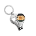 thumbnail image 1 of Llavero anillo cortaúñas Matar animales gracioso gato amarillo Unbranded, 1 of 3