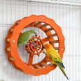 thumbnail image 5 of Tong Parrot Exercise Wheel And Steering Interactive Bird Activity Center With Chewable Wooden For Conures Budgies 1pc, 5 of 5