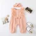thumbnail image 3 of Newborn Toddler Sleeveless Baby Girls Lace Romper Playsuit Jumpsuit Outfit Clothes, 3 of 9