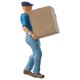 thumbnail image 4 of 1/64 repartidor modelo personas figura diseño coleccionable juego de rol figura pequeña miniatura Porter modelo de personaje para decoración de, 4 of 9