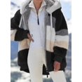 thumbnail image 1 of Chaqueta informal, chaquetas para hombre, abrigos con cremallera, Hip Hop, nueva chaqueta con capucha Multicolor de felpa holgada para otoño e invierno para hombres y, 1 of 5