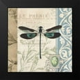 thumbnail image 2 of Grey, Jace 20x20 Black Modern Framed Museum Art Print Titled - CART dragonfly, 2 of 5