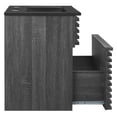 thumbnail image 4 of Modway Render 17.5" MDF Wood Wall-Mount Bathroom Vanity in Charcoal/Black, 4 of 4