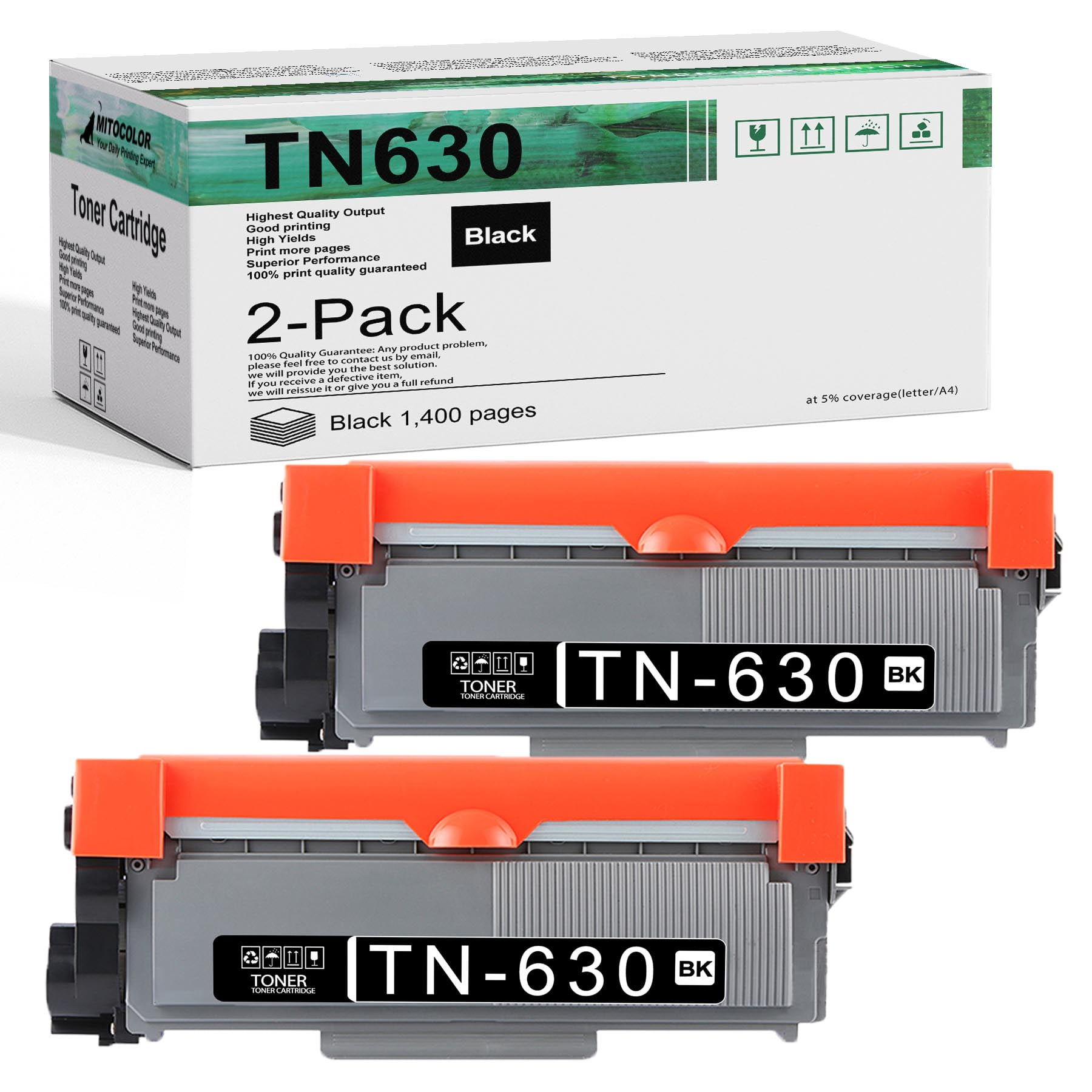 TN630 Toner Cartridge Replacement for Brother TN 630 MFCL2707DW