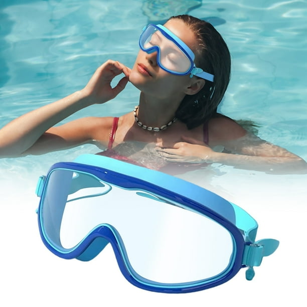 Gafas de natación antiniebla para adultos y niños Gafas de natación cómodas y a prueba de fugas para hombres, mujeres y jóvenes Transparentes y