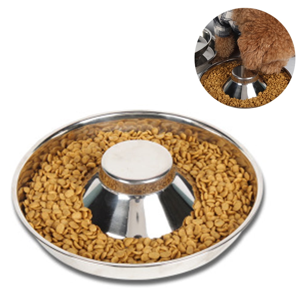 Paraugas Stainless Steel Dog Bowl  Hammered Puppy Litter Food Feeding Weaning for Puppy Food，Puppy Supplies，Stainless Dog Food Bowls， for Large Dogs, Pets Feeder Bowl and