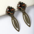 thumbnail image 3 of Notes Vintage Copper-Colored Lace Bookmarks: Stainless Steel Book Marks for Readers and Book Lovers - Set of 2, 3 of 5