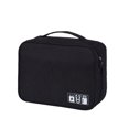 thumbnail image 1 of Minnieouse Bolsa de viaje Compartimiento portátil Organizador de almacenamiento Monedero con cremallera Bolso de gran capacidad Estuche a prueba de polvo Envolturas para manijas de equipaje Negro Minnieouse AP011174-02, 1 of 6