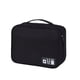 thumbnail image 5 of Jumpingount Bolsa de viaje Compartimiento portátil Organizador de almacenamiento Monedero con cremallera Bolso de gran capacidad Estuche a prueba Negro 2piezas, 5 of 6