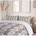 thumbnail image 6 of Ambesonne Sketchy Duvet Cover Sets, Hand Drawn Coffee Plants, 2-King, Taupe and White, 6 of 7