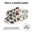 thumbnail image 6 of Daiia Various Turtle Print Women’s Fuzzy Slippers Memory Foam Lightweight House Shoes Cozy Loafer Flannel House Shoes-37/38, 6 of 7