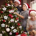 thumbnail image 3 of Decoraciones De Adornos Navideños Con Cubierta Facial Árbol De Navidad Colgante Redondo De Cerámica Colgante Con Tema De Vacuna Regalo Para La Familia Inevent AP006894-11, 3 of 6