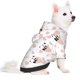 thumbnail image 2 of Fotbe Heart Panda Sudadera con Estampado para Perros Pequeños – Suéter con Capucha para Mascotas, Tela Suave de Forro Polar con Bolsillo-Medium, 2 of 7