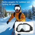 thumbnail image 4 of Outdoor Cycling Ski Goggles Mask, Windproof UV Protective Eyewear for Motorcycle ATV Dirt Bike Snowboarding, Adjustable Strap, 1 Pair, 4 of 5