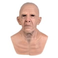 thumbnail image 1 of Disfraz de cosplay para hombre viejo y calvo con simulación de látex, 1 of 2