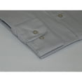 thumbnail image 3 of Mens Milani dress shirt soft cotton Blend easy wash business long sleeves Gray, 3 of 6