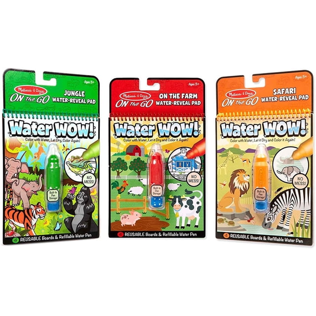 Melissa & Doug On the Go Water ¡Guau! Paquete reutilizable d