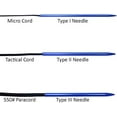 thumbnail image 4 of Knotters Tool II (Stainless Steel) w/ 3 Different Size Blue Lacing Needles ~Marlin Spike for Paracord, Leather, &amp; Other Cord, 4 of 4