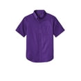 thumbnail image 4 of Port Authority Short Sleeve Superpro React Twill Shirt, 4 of 5