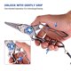 thumbnail image 4 of Alicates para señuelos de pesca FLhrweasw pinzas para quitar anzuelos tijeras cortadoras de línea trenzada Nuevo, 4 of 7