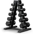 thumbnail image 1 of MAGMA Rubber Hex Premium Dumbbell Sets with Storage Racks, 1 of 9