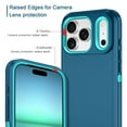 thumbnail image 4 of Petocase For iPhone 17 Pro Case,Shockproof Rugged Protection Heavy Duty Dust/Drop Proof 3-Layer Cover Case for iPhone 17 Pro 6.3'' 2025,Green, 4 of 8