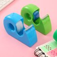 thumbnail image 4 of Pack of 5pcs Mini Small Size Adhesive Tape Dispenser with Adhesive Tape(Random Colors), 4 of 5