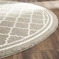 thumbnail image 5 of Safavieh Amherst Tapis Intérieur Extérieur Gris Foncé - Rond 5 Pieds, 5 of 5