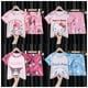 thumbnail image 2 of Pijama de Anime Kawaii Sanrioed My Melody Cinnamoroll Hellokittys para niños, traje de verano, ropa de casa de manga corta con dibujos animados bonitos, 2 of 4