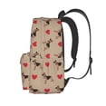 thumbnail image 3 of Goofa German Shepherd Dog Pattern Backpack for Students – Large Capacity, Lightweight with Adjustable Shoulder Straps, Perfect for School, Travel, 3 of 7
