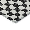 thumbnail image 6 of Dalyn Rugs Machine Washable Indoor/Outdoor Chantille Black 1'8" x 2'6" Rug, 6 of 7