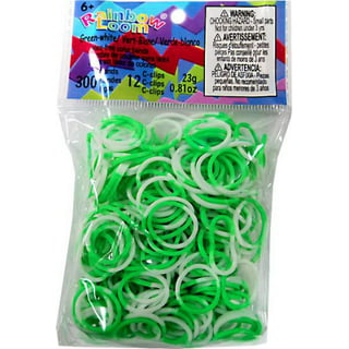 Rainbow Loom Pink & White Two-Tone Rubber Bands Refill Pack (300 ct)