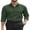 Deep Green, variant on Men's Dress Shirts Stretch Slim Fit Shirts Wrinkle-Free Formal Business Button Down Shirt