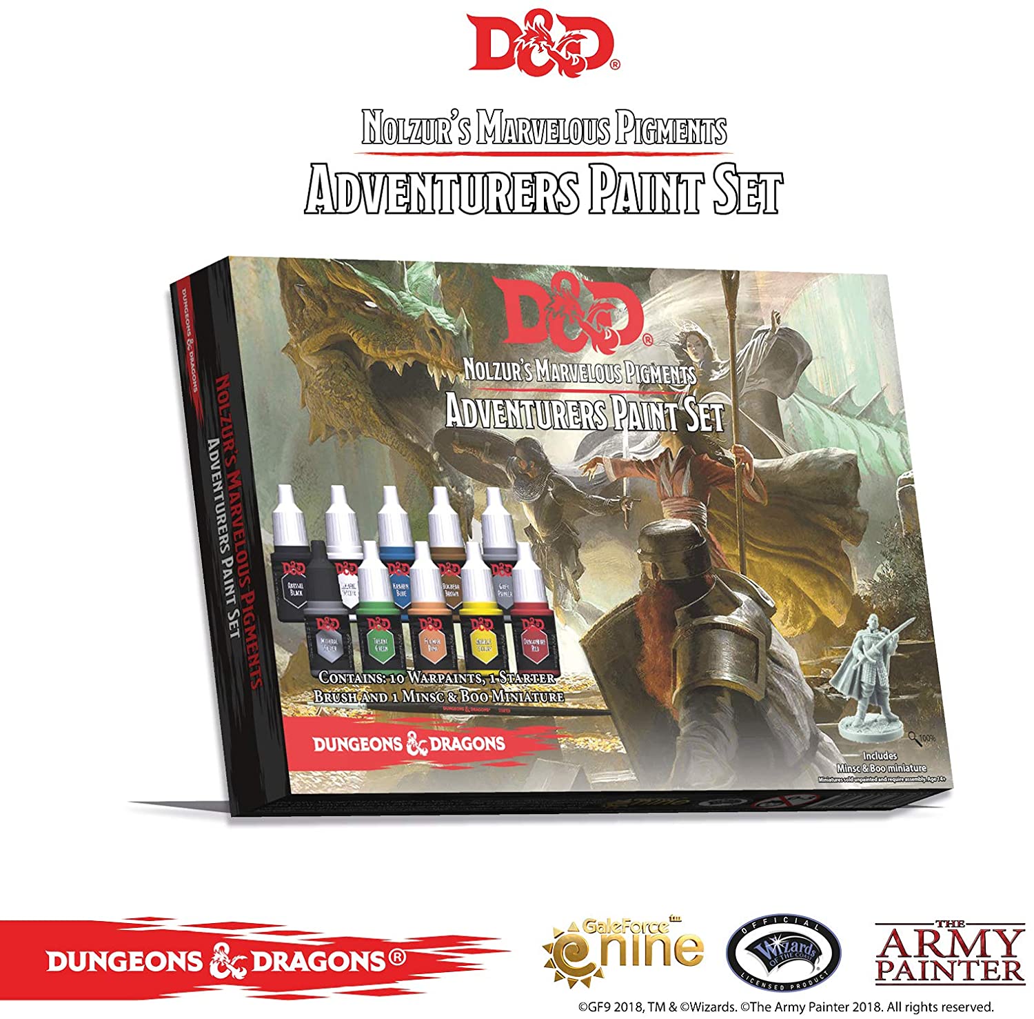 Find The official D&D paint, brushes & sets here