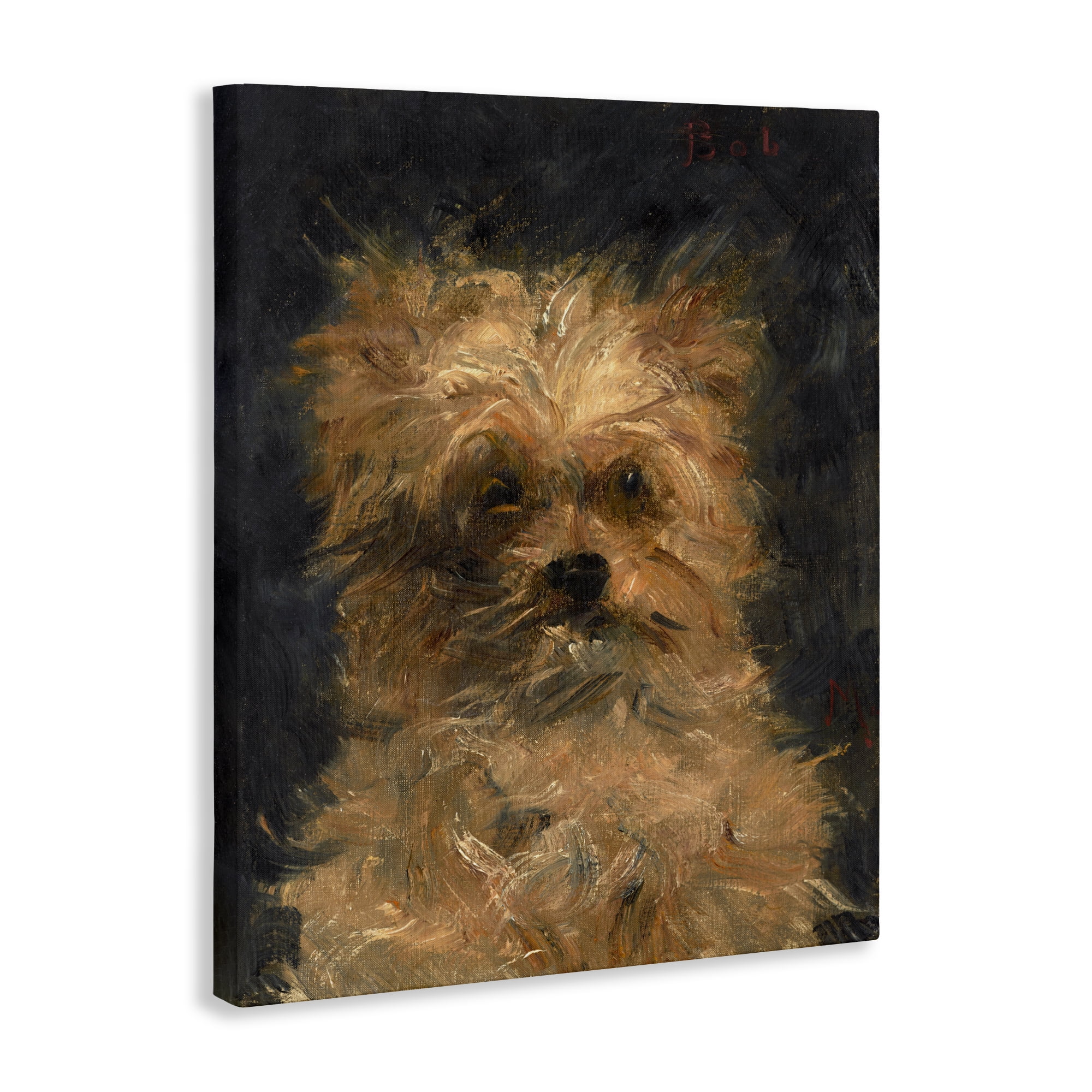 Stupell Industries Edouard Manet Dog Portrait Canvas Wall Art, design by Lil' Rue