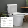 thumbnail image 5 of Brondell Bidet Toilet Seat Non-Electric Ecoseat, Fits Elongated Toilets, White - Dual Nozzle System, Ambient Water Temperature - Easy Installation, Elongated Size, 5 of 10