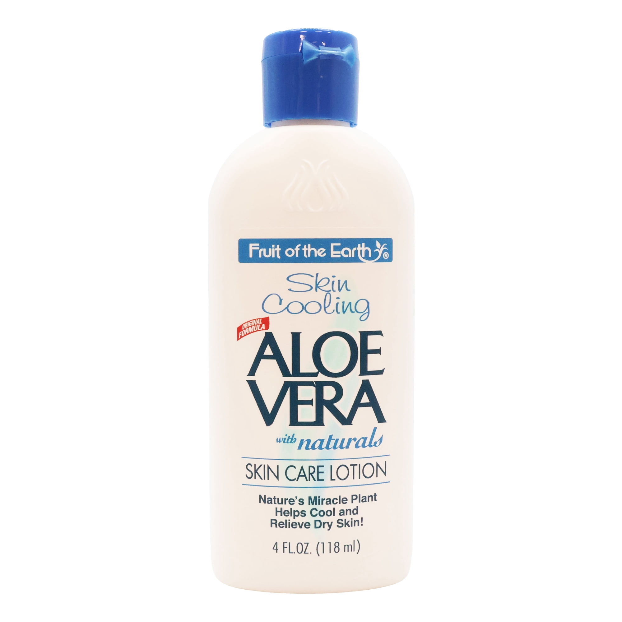 Fruit Of The Earth Skin Cooling Aloe Vera Skin Care Body Lotion 4 Oz., Pack of 24