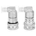 thumbnail image 2 of 2 Pcs Keg Coupler Adapter,Beer Keg Coupler,Quick Connector Dispenser,Stainless Steel Keg Coupler Ball-Lock MFL1/4-Inch,Mini Kegs Adapter, 2 of 8