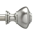 thumbnail image 1 of Hometrends Jubilee 3/4" 42-120" Nickel Drapery Rod Set, 1 of 3