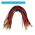 thumbnail image 3 of 7.8inch Double U Interconnect Circuit Cable, 100 Pcs Physics Laboratory Test Electricity Connection Cable, 3 of 4