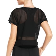 t shirts for women casual tops sheer mesh fishnet crop short sleeve net tee shirt top